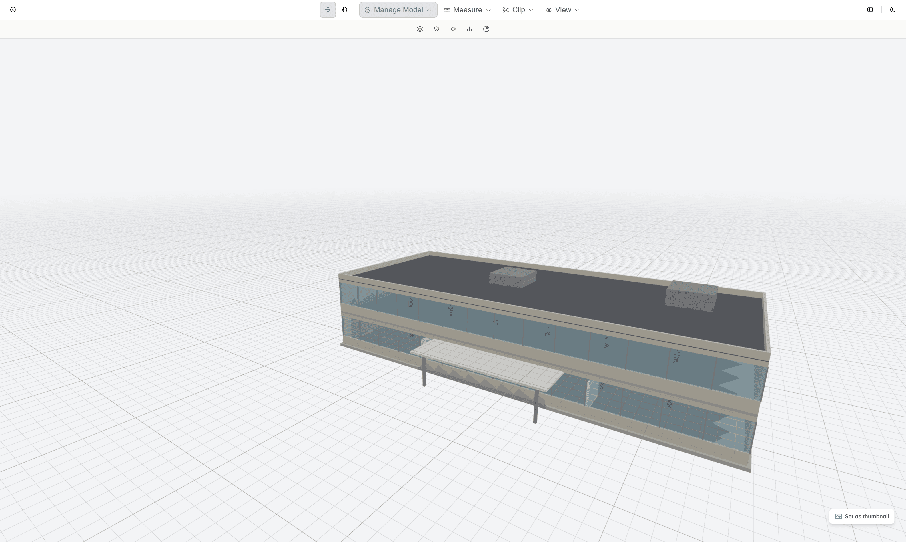 Manage Model ribbon with models, model inspector, item inspector and classifier tools